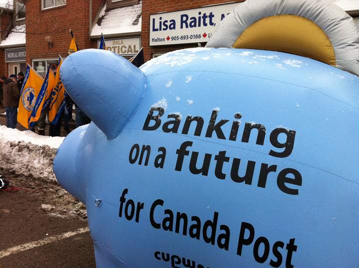 Canada Post protest