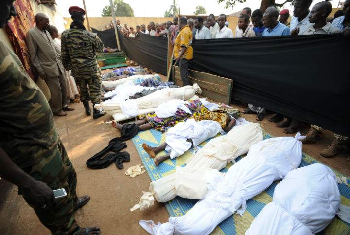 Violence in Central African Republic's capital leaves 98 dead