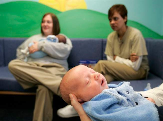 Babies behind bars