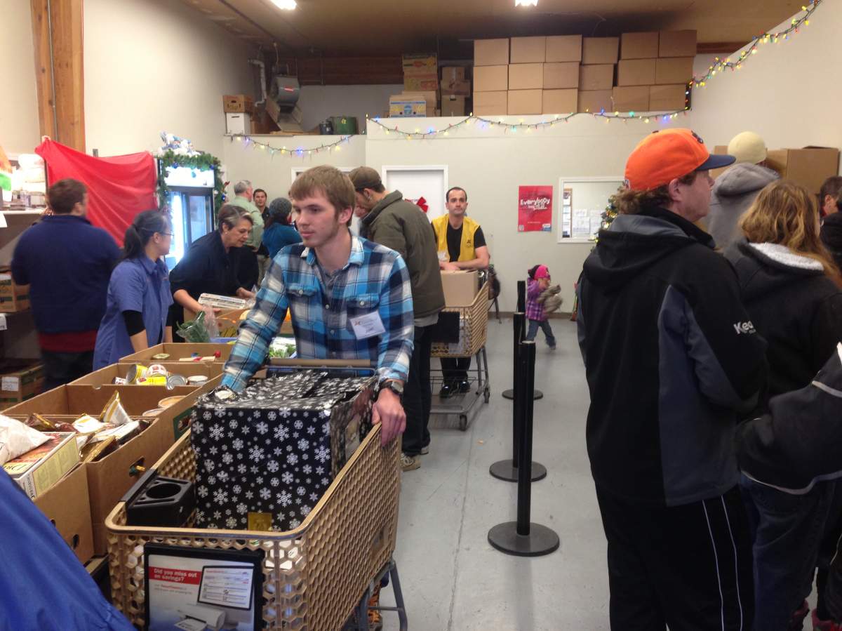 Family Day at the Kelowna Food Bank.