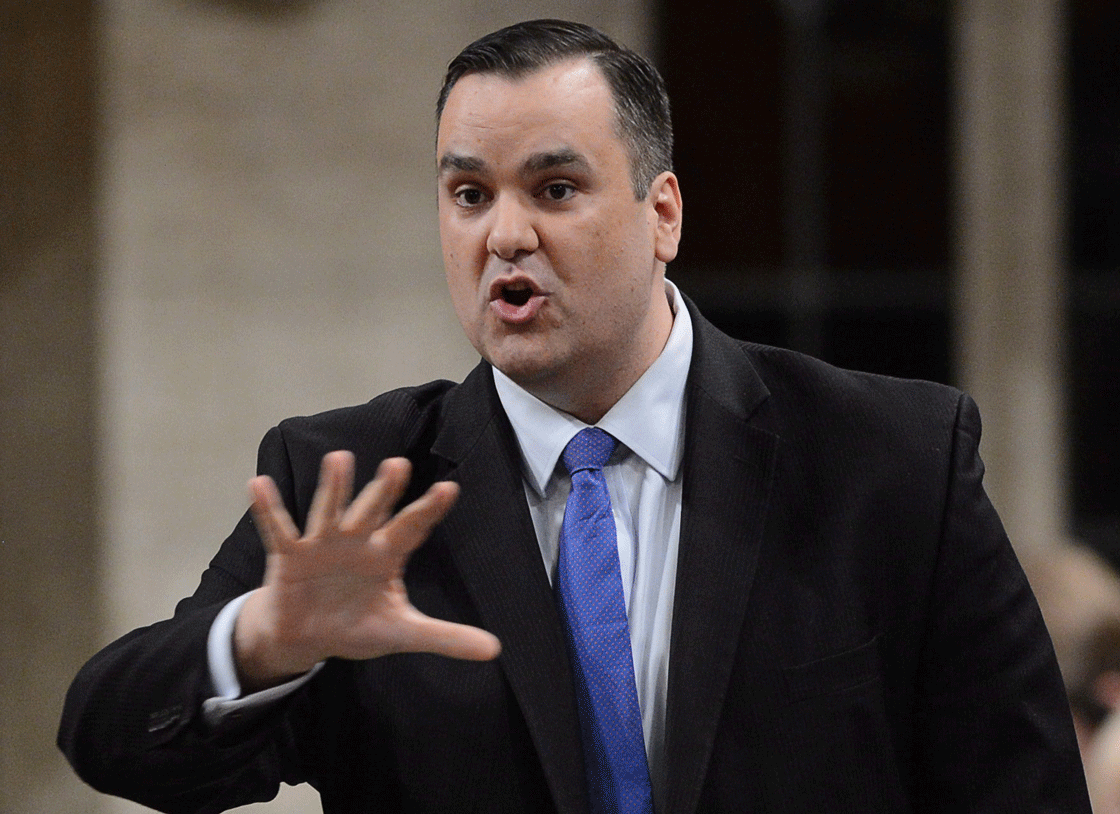 Industry Minister James Moore, whose office oversees policy related to the wireless sector.