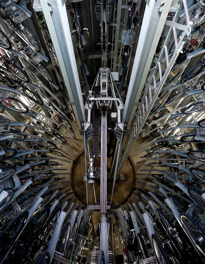 A top inside view of the ECO Cycle system:(Photo credit: Keith Tsuji/Getty Images)