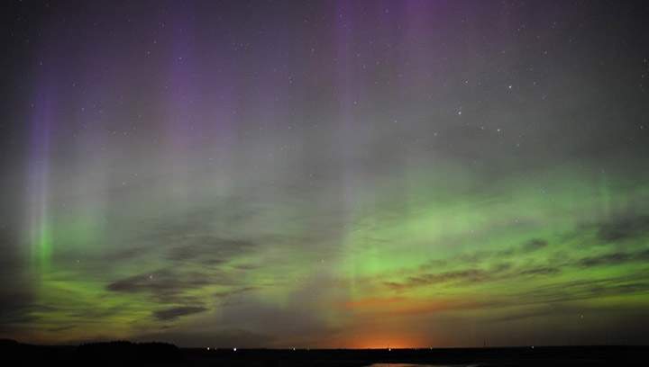 June 10 - This picture was taken by Kassi McCabe in Ogema of the Aurora Borealis.