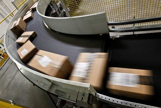 The rise of online shopping has helped Canada Post boost its bottom line.