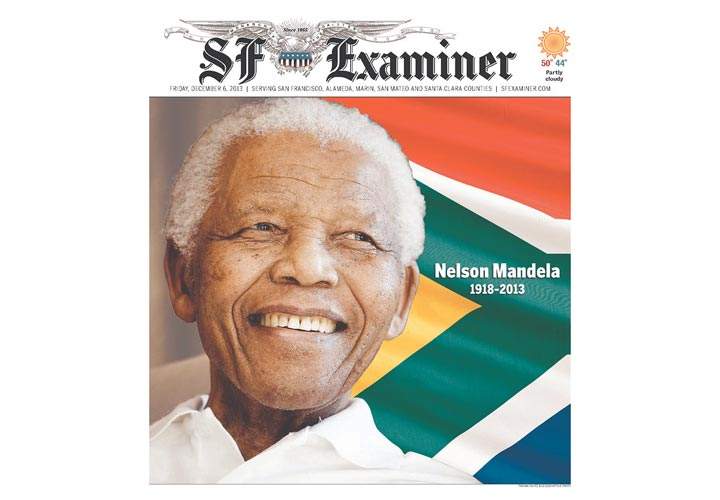 Mourning the death of Nelson Mandela: Newspaper, magazine front pages from around the world - image