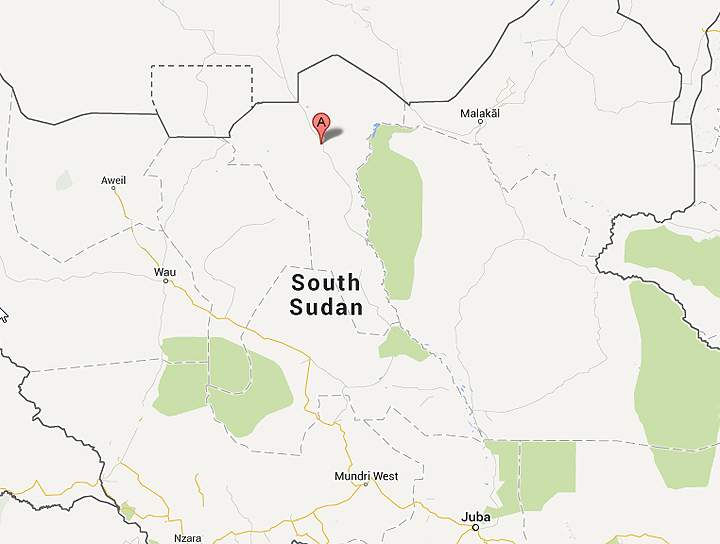 The U.N. human rights office says staff who visited the site Monday in the northern town of Bentiu counted 14 bodies in the grave and 20 more at a nearby river.