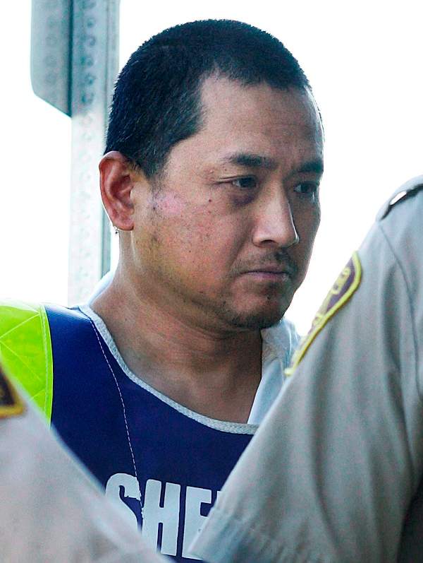 Vince Li appears in a Portage La Prairie, Man. court Tuesday, August 5, 2008. THE CANADIAN PRESS/John Woods.