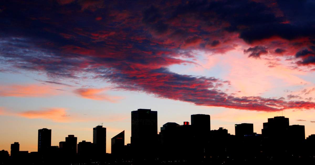Edmonton skyline downtown