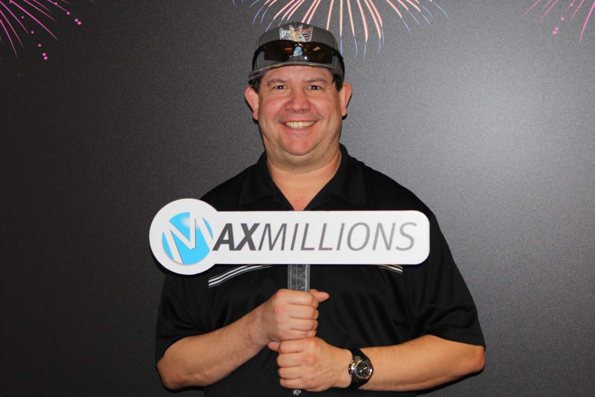 Dean Banman is the city’s latest Lotto Max winner. He won $1 million from the January 17 draw.