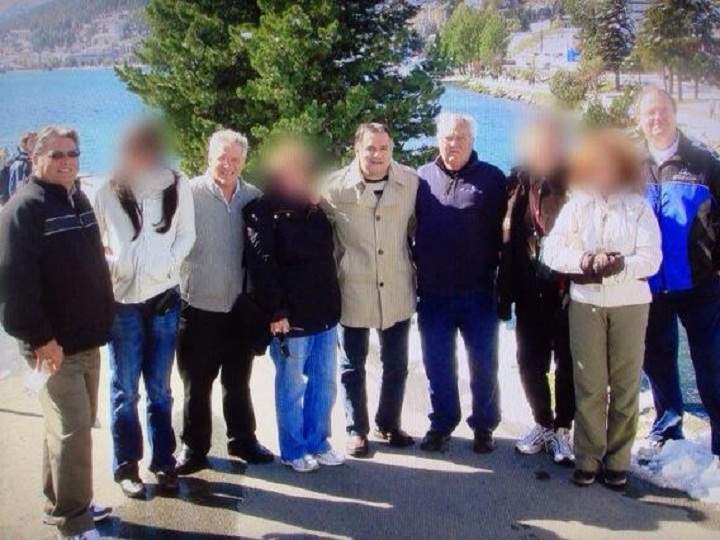 Photo presented as evidence at Quebec's inquiry into corruption in the province's construction industry during the testimony of Jean Lavallee, the former head of the Quebec Federation of Labour.