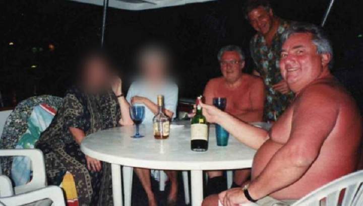 Photo presented as evidence at Quebec's inquiry into corruption in the province's construction industry during the testimony of Jean Lavallee, the former head of the Quebec Federation of Labour.