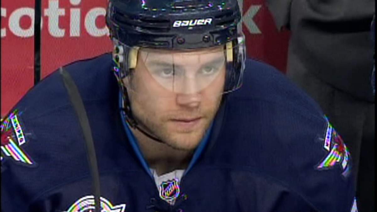 Winnipeg Jets defencemen Grant Clitsome.