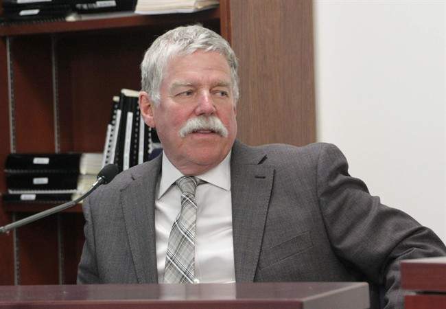 Engineer Robert (Bob) Wood is shown at the mall-collapse inquiry in Elliot Lake, Ont., on June 6, 2013.