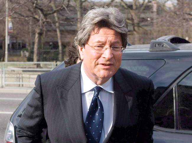 Disgraced theatre mogul Garth Drabinsky is shown in Toronto on March 25, 2009.