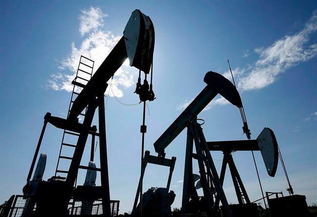 File photo of pump jacks.