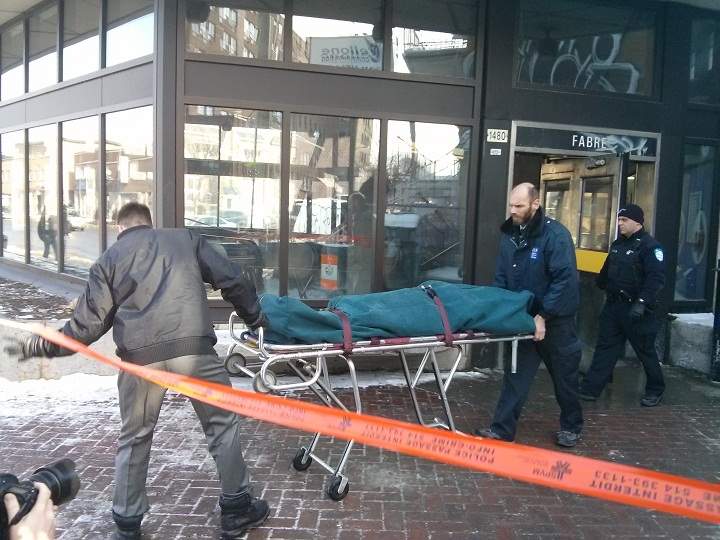A woman choked to death after her scarf was caught in a metro escalator in Montreal on January 30, 2014.