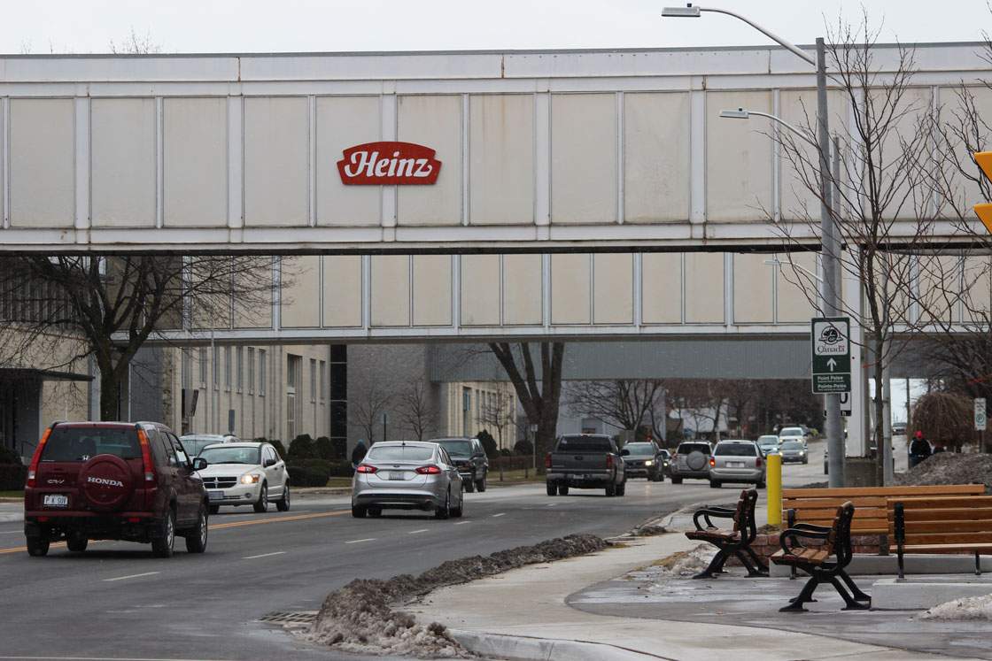 The facility straddles the main thoroughfare in the southern Ontario town.