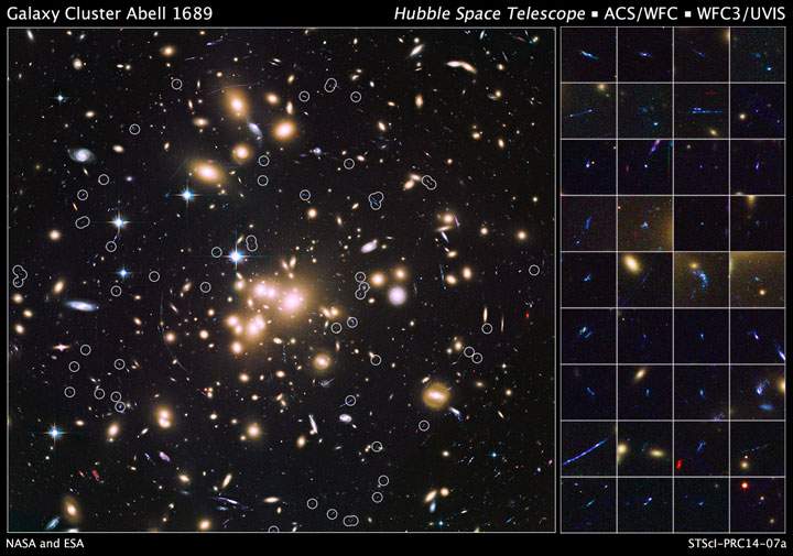 Hubble Wide-field galaxies