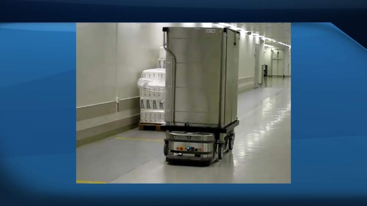 A look at the "robot" roaming Humber River hospital.