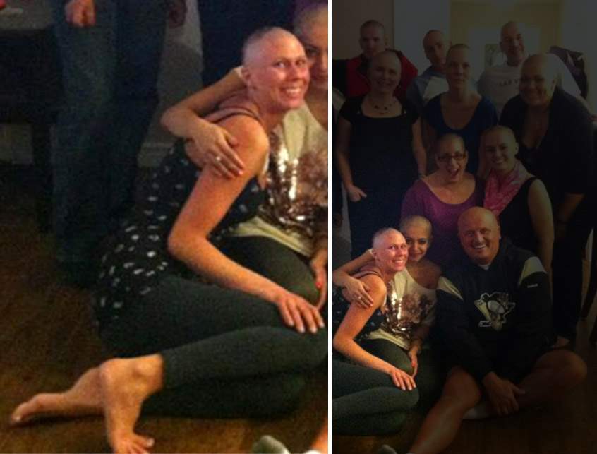 Lana Rovang at a fundraiser put on by FunFlex Playcare.
