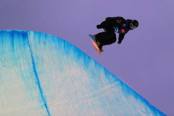 Derek Livingston of Canada competes in the Men's Snowboard Halfpipe semi final during the FIS Snowboard World Cup Ruka on December 13, 2013 in Kuusamo, Finland. 