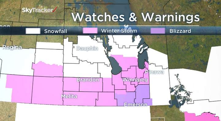 Winnipeg Manitoba weather warnings