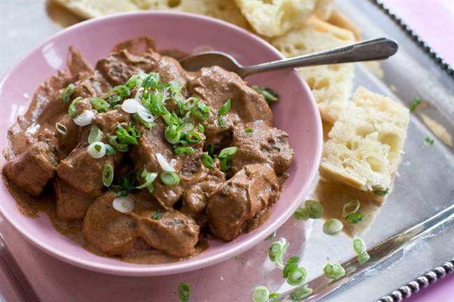 A rich saucy steak you'll eat with your hands