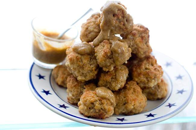 For Super Bowl party a seriously intense meatball