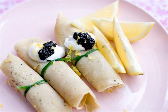 Serve a bundle of love (and caviar) on Valentine's
