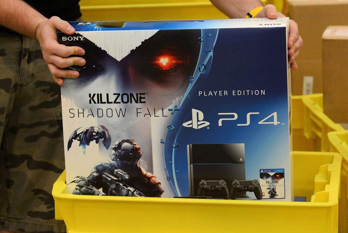 Sony said Tuesday it has sold more than one million more new consoles than its Microsoft rival has.
