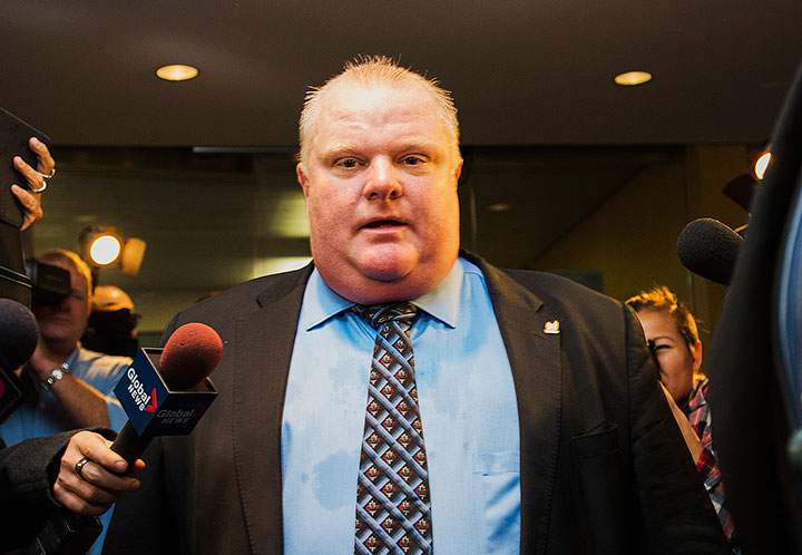 Rob Ford, pictured in November 2013.