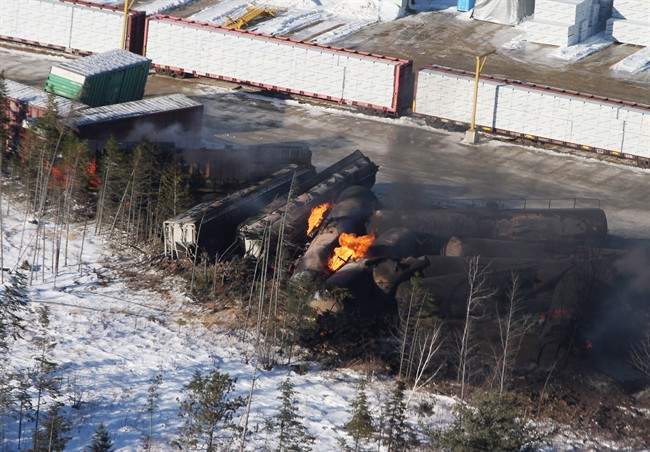 New Brunswick train derailment