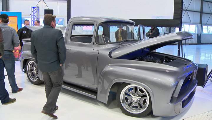 Warman-based auto-mobile group in USA to raise funds for Saskatoon’s future children’s hospital with sale of custom Ford F-100 truck at Barrett Jackson.