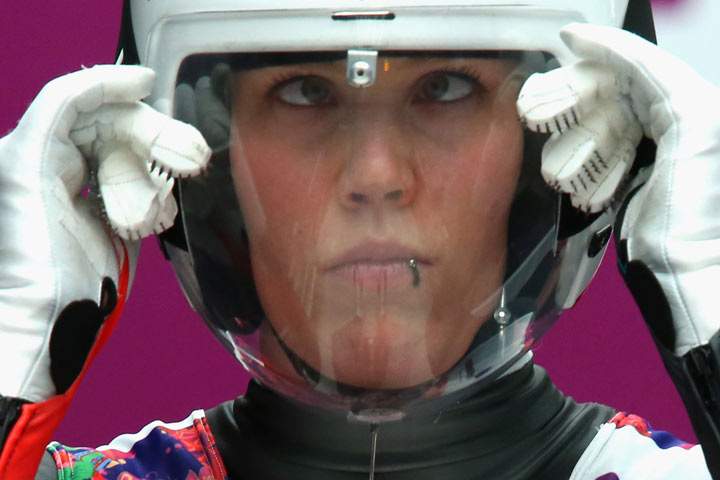 Alex Gough in Sochi