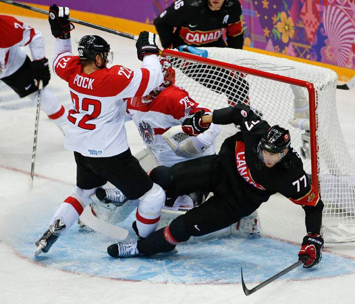 Canada vs Austria: Game 2 of the men’s hockey tournament in Sochi