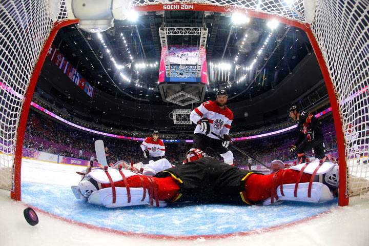 Canada vs Austria: Game 2 of the men’s hockey tournament in Sochi