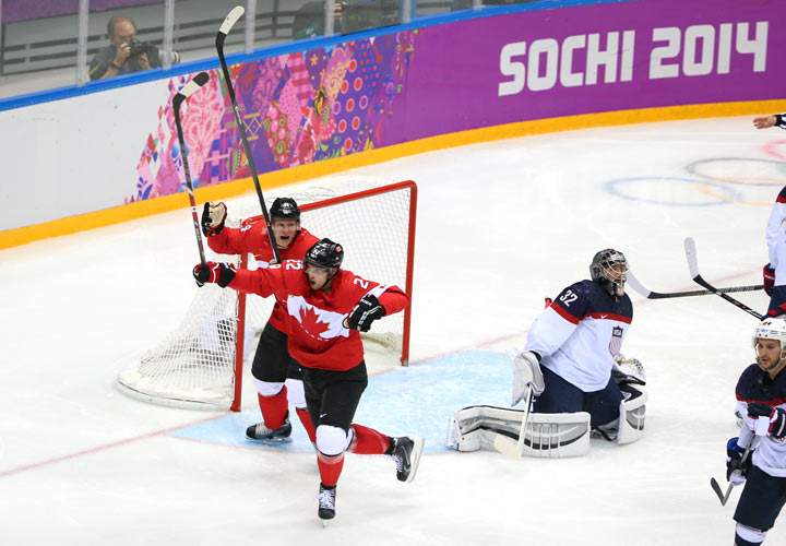 Canada vs USA: Semifinal game in men’s Olympic hockey in Sochi