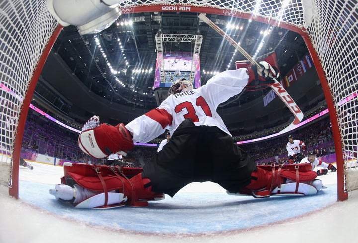 Canada vs Latvia: Quarterfinals of the men’s hockey tournament in Sochi