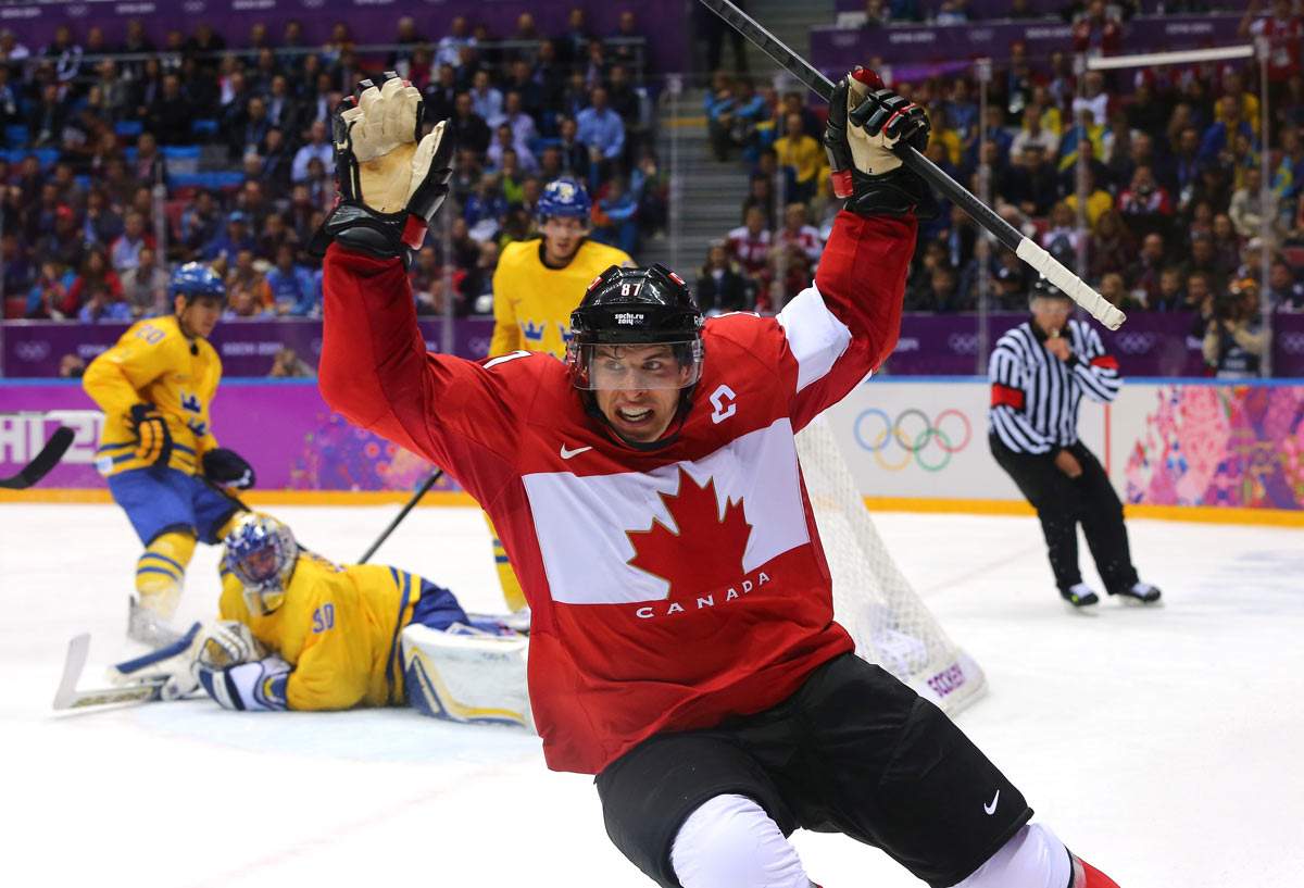 Canada vs Sweden: gold medal hockey game