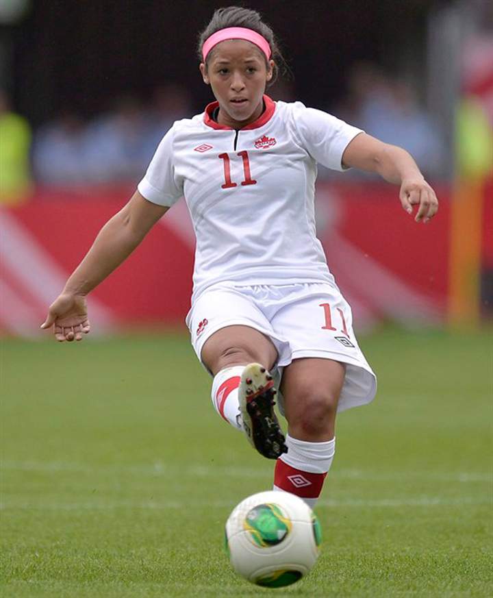 Desiree Scott is one of two Winnipeggers who have been nominated for a national soccer award.