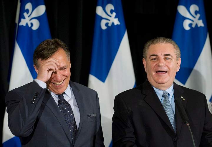 Francois Legault and ; Jacques Duchesneau;