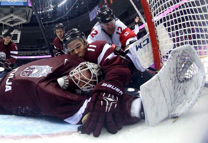 Canada vs Latvia: Quarterfinals of the men’s hockey tournament in Sochi