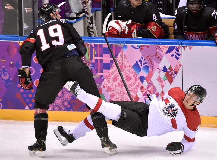 Canada vs Austria: Game 2 of the men’s hockey tournament in Sochi