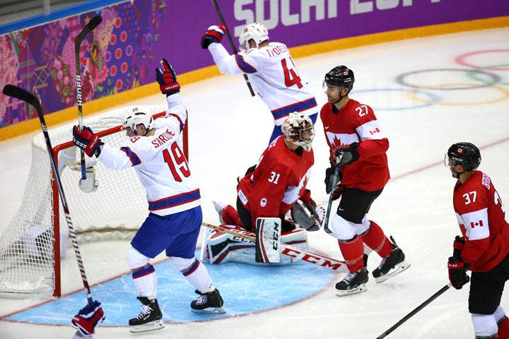 Canada vs Norway: Game 1 of the men’s hockey tournament in Sochi