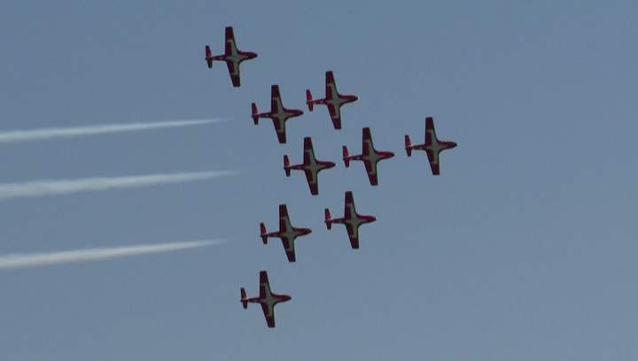 Federal cuts force Snowbirds aerobatic team to cut all U.S. performance for 2014.