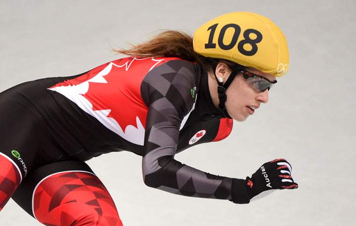 Marianne St-Gelais in Sochi