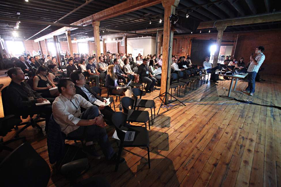 Entrepreneurship workshop taking place at the Startup Edmonton campus.