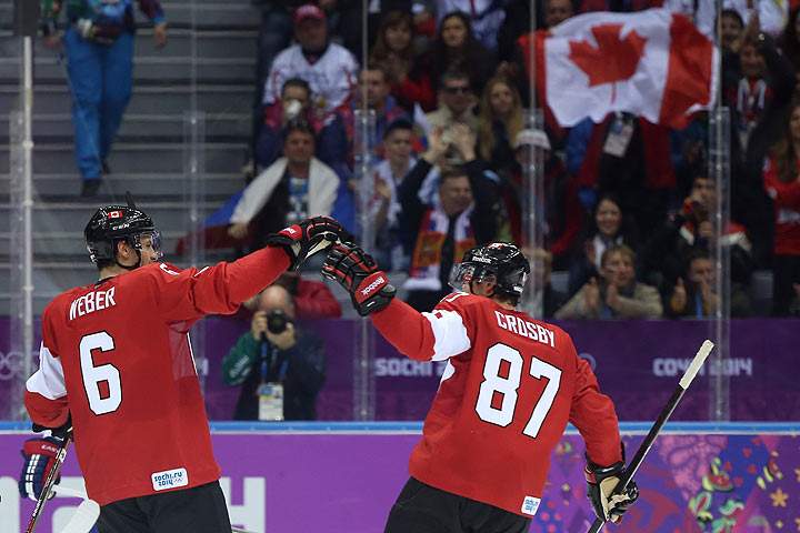 Canada vs Norway: Game 1 of the men’s hockey tournament in Sochi