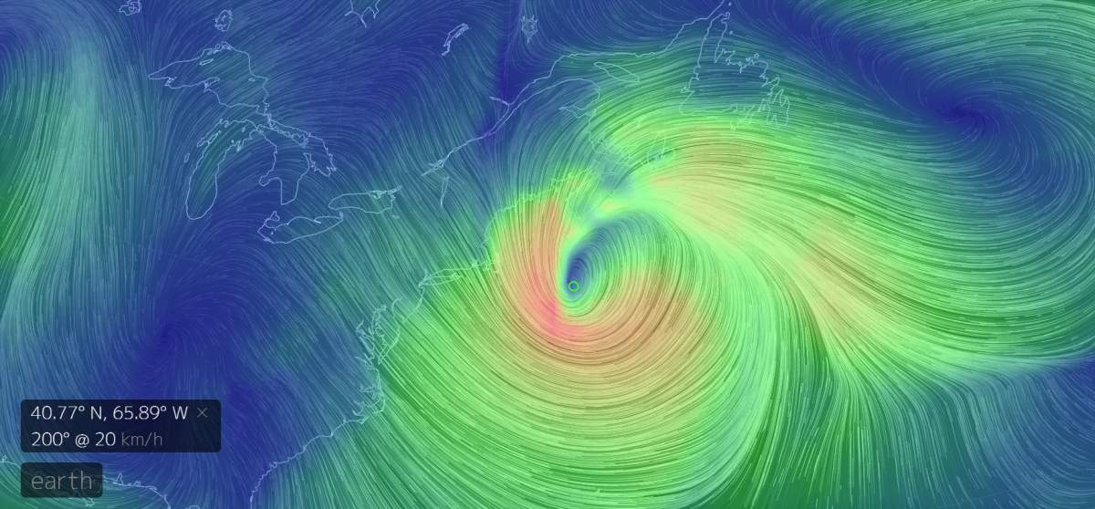 'Weather bomb' drops on Atlantic Canada