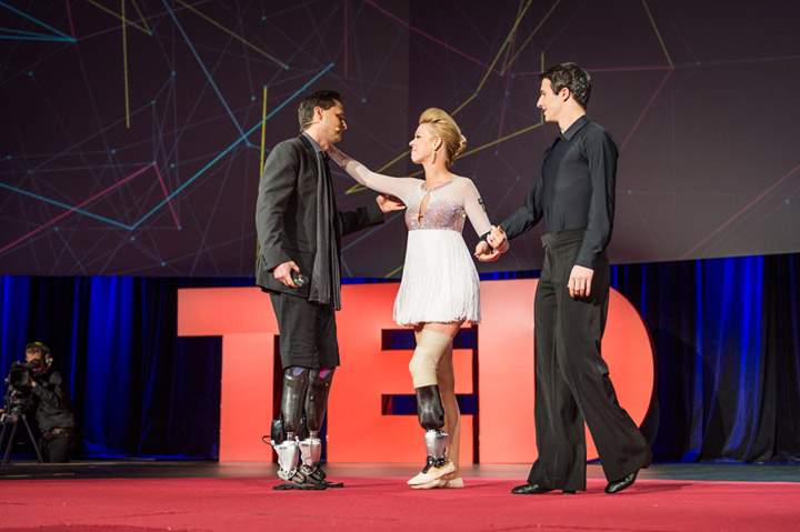 Boston Marathon bombing survivor dances with bionic leg at Ted Talks Vancouver - image